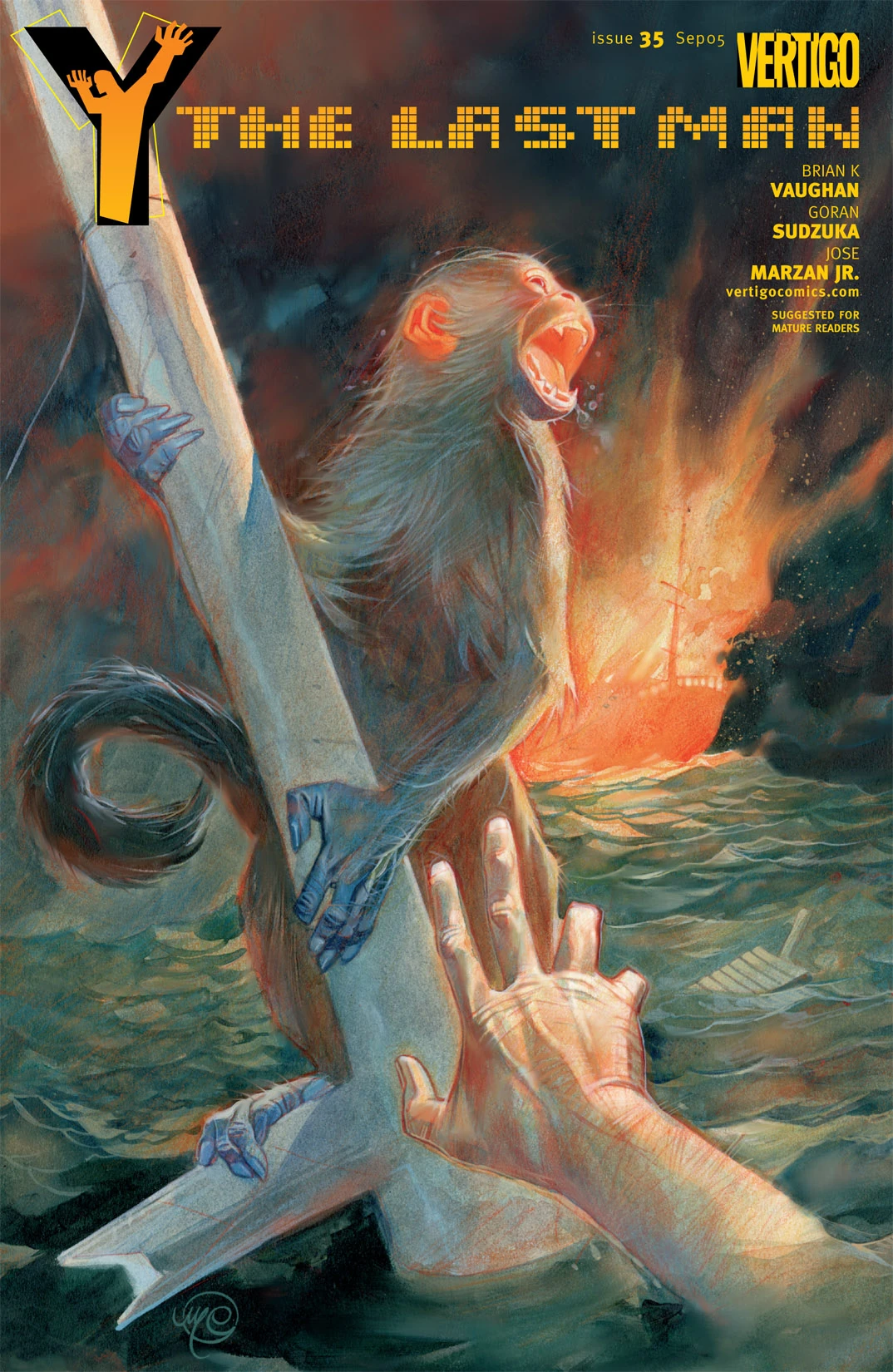 Y: The Last Man #35 (DC, 2005 — Cover A) cover